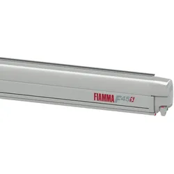 Fiamma F45s Wandmarkise 300 cm für VW T5 / T6 / Multivan / Transporter Langer Radstand Linkslenker (Titanium / Royal Grey)