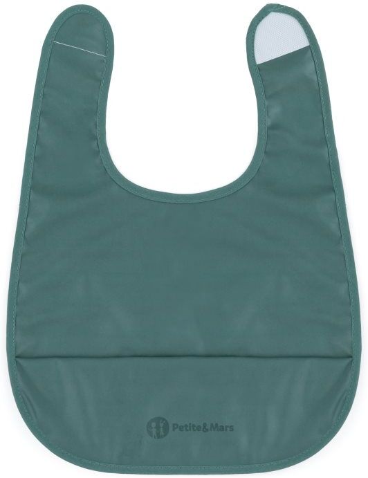 Petite&Mars PU Nate 6m+ bavoir Misty Green 1 pcs