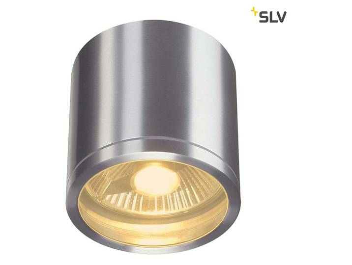 SLV 1000332 ROX CEILING OUT QPAR11 Outdoor Deckenleuchte alu gebürstet max. 50W IP44