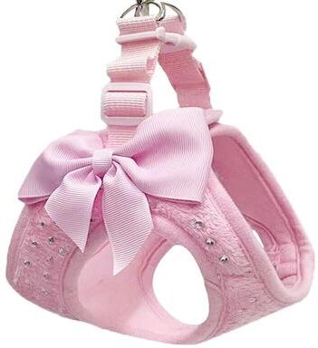 Pet Hub Soft Breathable Dog Chest Harness With Small Diamond Decoration XS 2