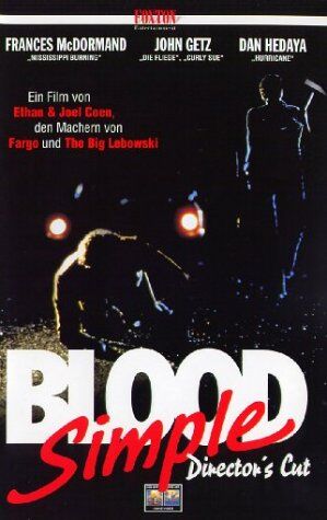 Joel Coen - Blood Simple - Eine mörderischen nacht (Dir.Cut) [VHS] - Preis vom 08.10.2026 07:26:42 h