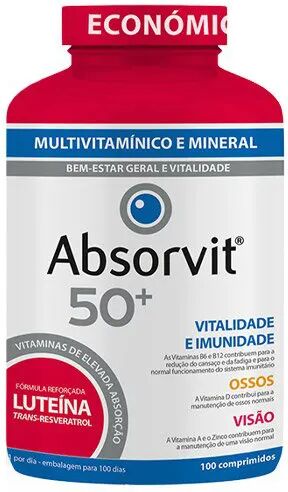 Absorvit Absorbit 50+ x100 Pastillas
