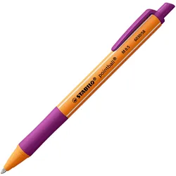 STABILO Kugelschreiber pointball orange - Schreibfarbe lila