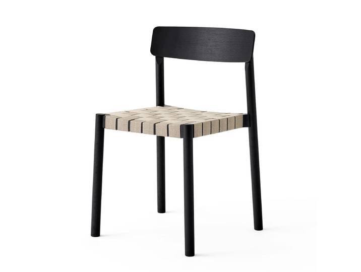 &Tradition - Betty TK1 Stuhl, schwarz / natur