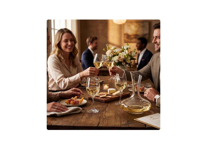 Rotweinglas RELAXDAYS mit Karaffe 330 ml, 1 Stück , transparent, B:7,5cm H:20cm Ø:7,5cm, Glas, Trinkgefässe, Rotweinglas, Spülmaschinenfest