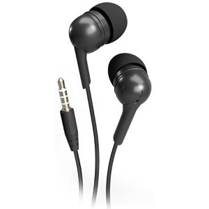 SBS Kopfhörer Stereo, schwarz, In-Ear, mit Mikrofon, kabelgebunden, 3,5mm Klinke
