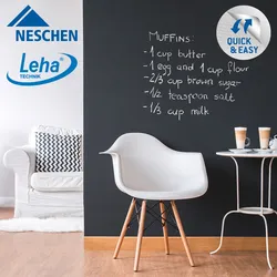 Tafelfolie selbstklebend schwarz easy dot Chalkboard black (68,5cm x 2m)