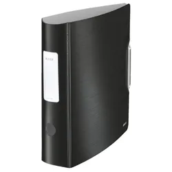 LEITZ Ordner Rückenbreite 8.2 cm DIN A4 Kunststoff satin schwarz