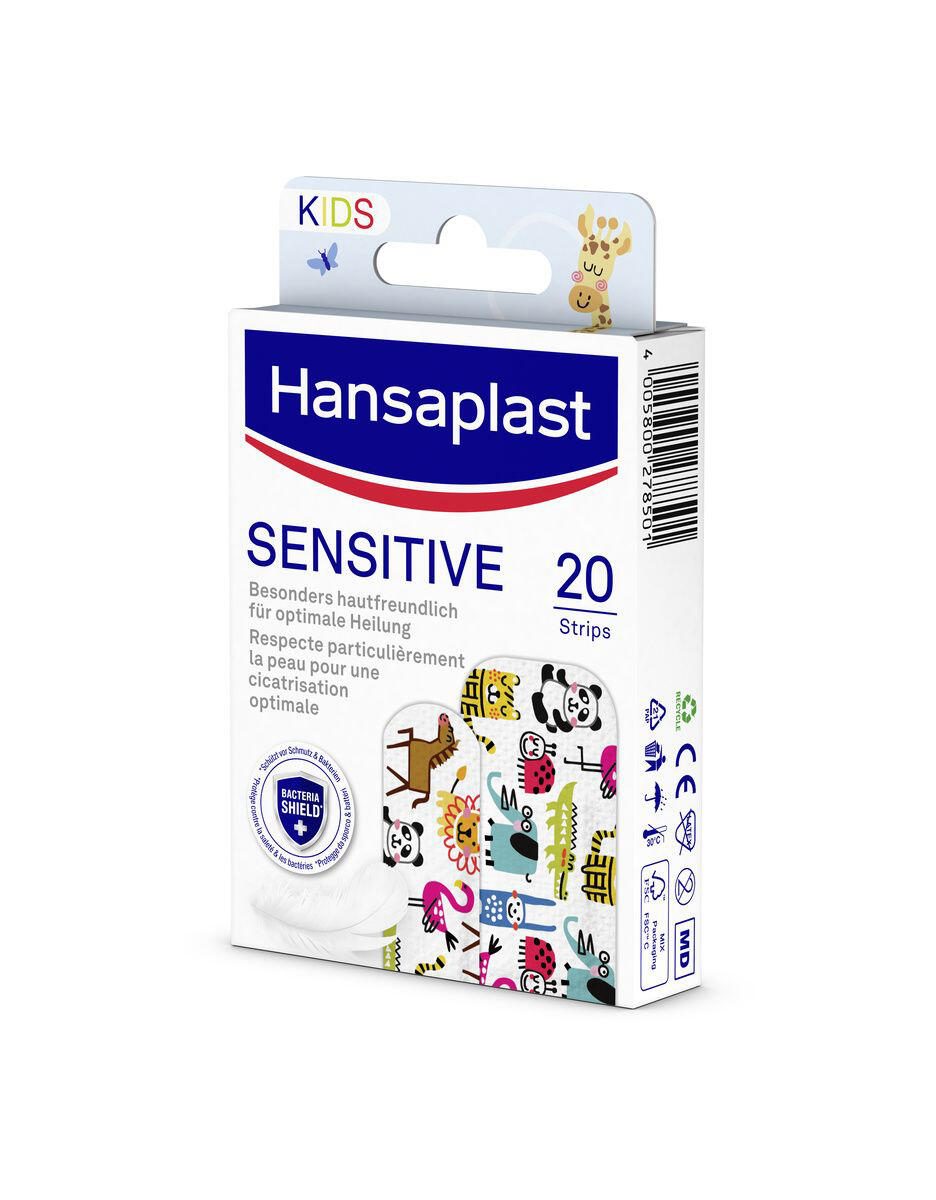 Hansaplast Pflaster KIDS SENSITIVE bunt 20 St. 48781