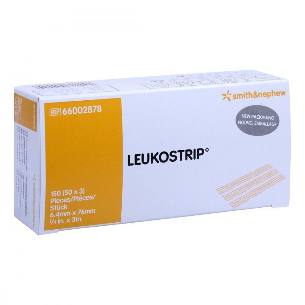 Smith & Nephew GmbH Leukostrip Wundnahtstreifen 6,4 x 76 mm Op-box 03374379