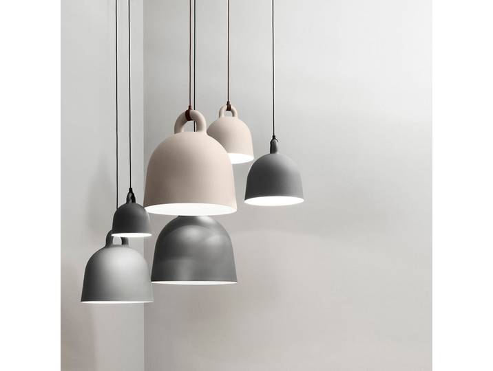 Bell Pendelleuchte X-Small Sand - Normann Copenhagen - Wohnzimmer - Kunststoff
