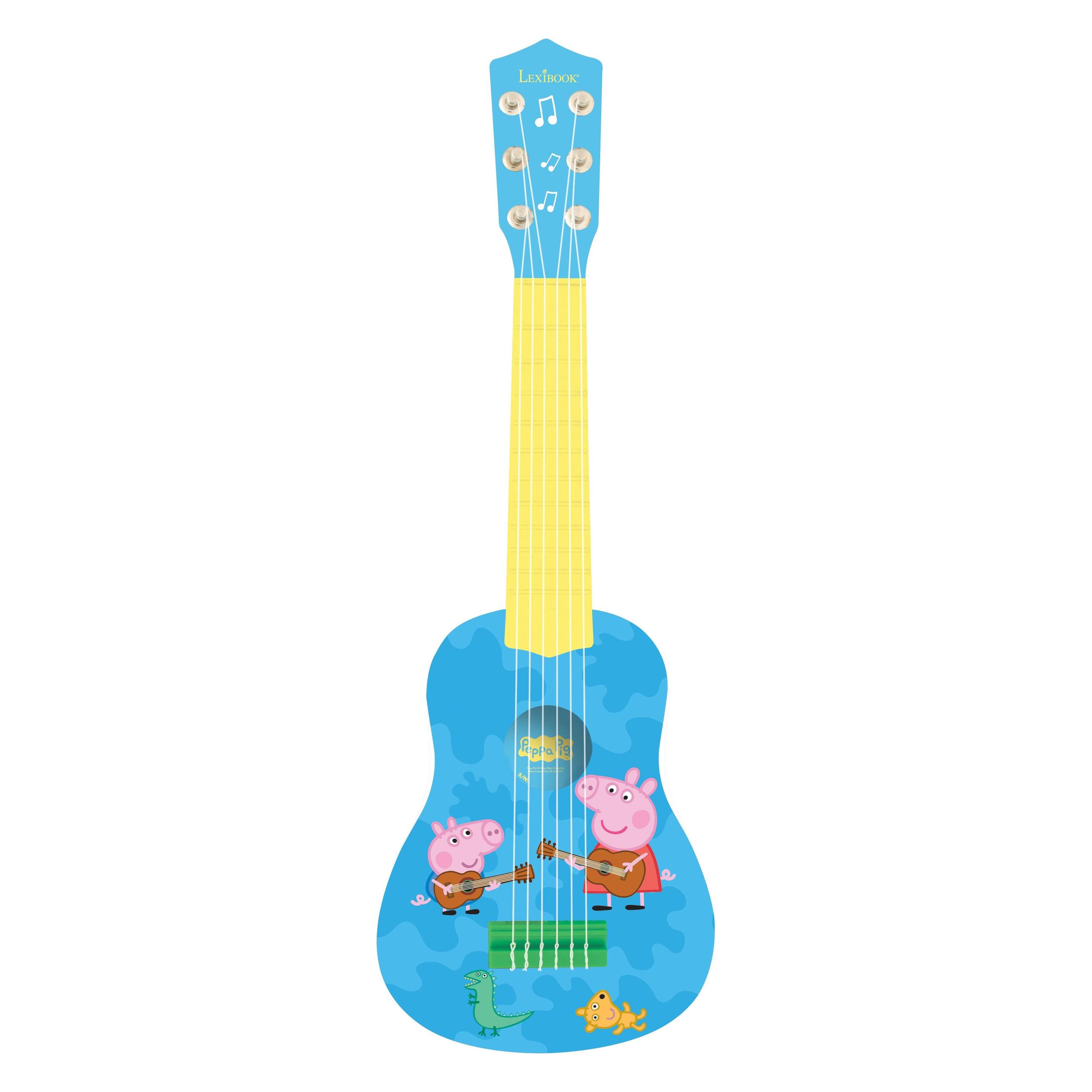 Lexibook Peppa Wuz Meine erste Gitarre 21 Zoll / 53cm (3380743062532)