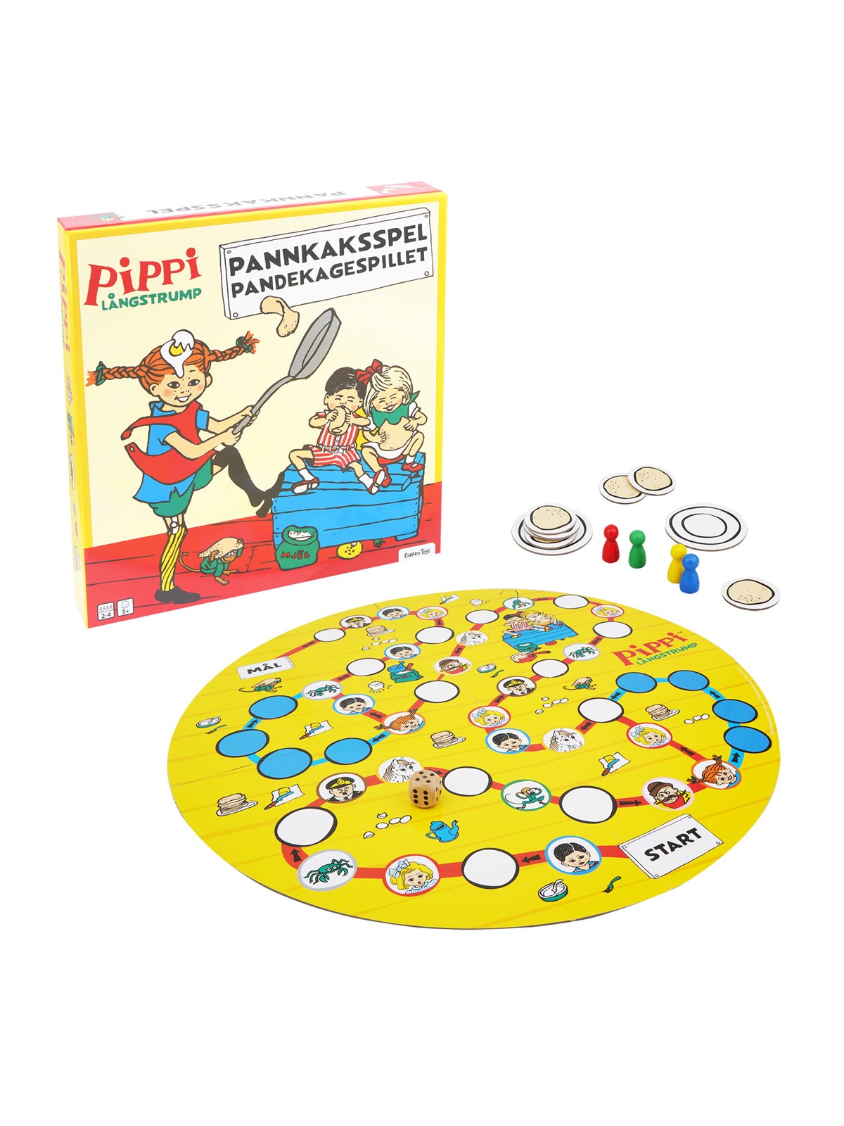 Barbo Toys Pippi - Pancake Game (DK/SE/NO)