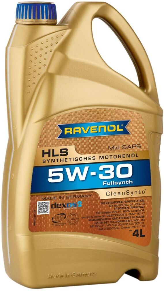 Motoröl RAVENOL 1111119 HLS SAE 5W30 4L