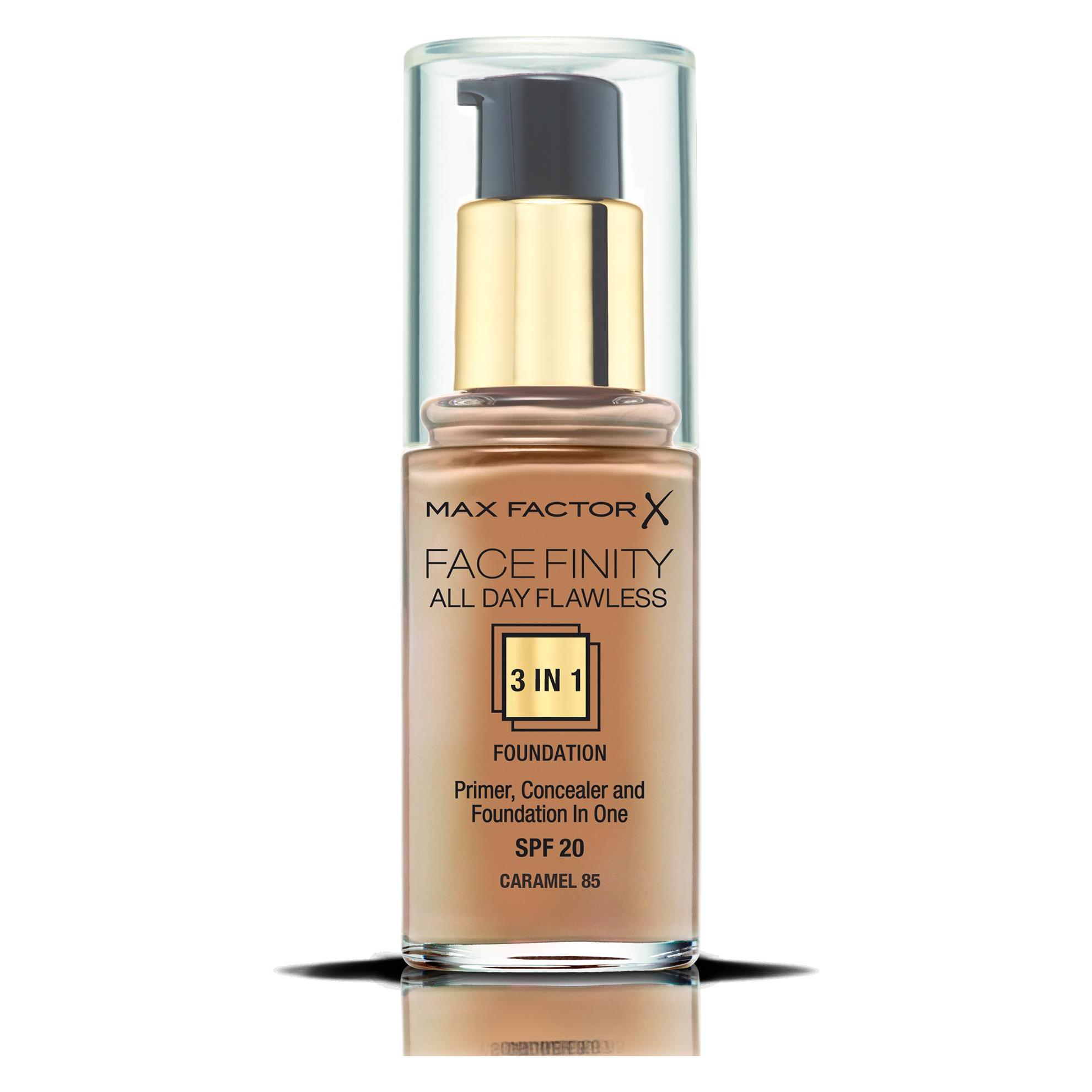 Max Factor FACEFINITY ALL DAY FLAWLESS 3 IN 1 foundation #85-caramel (Caramel) (33810028085)