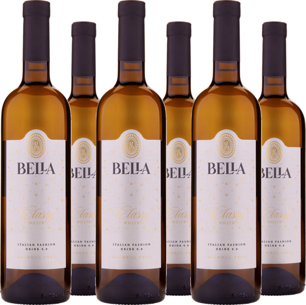 6er Vorteilspaket Bella Classy Bianco 0,00% - alkoholfrei  Iris Vigneti