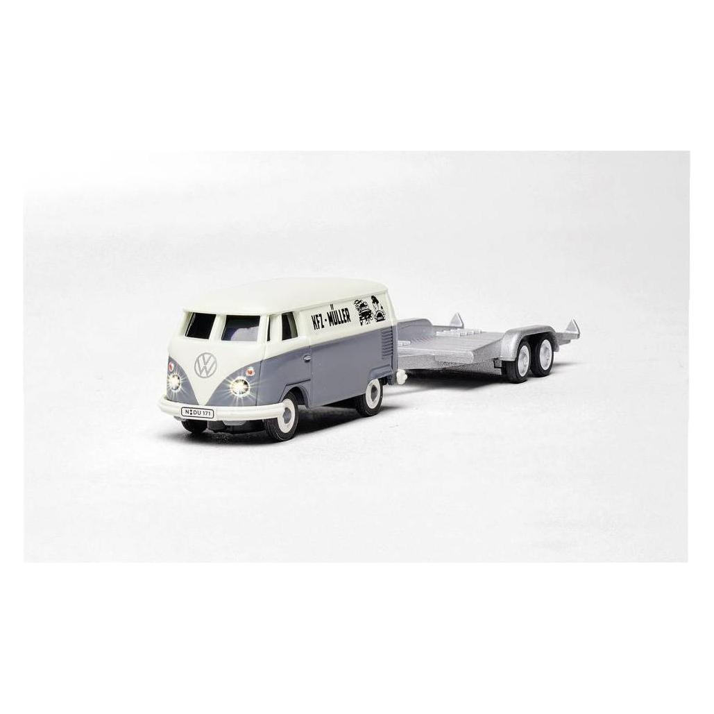 Carson 1:87 VW T1 Bus Kastenw.inkl.Autoanh.100% (500504166)