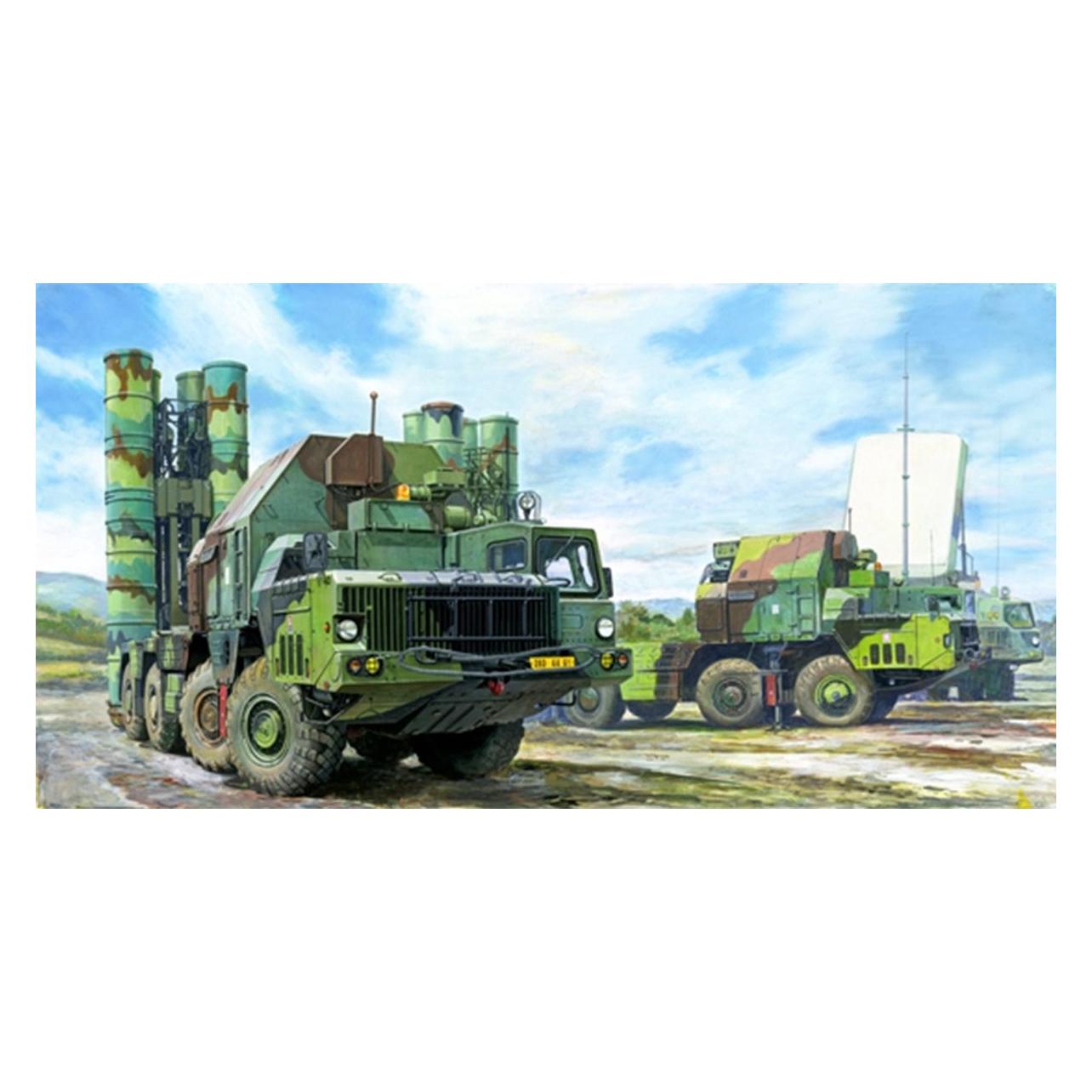 Trumpeter 48N6E of 5P85S TEL S-300PMU SA-10 GRUMBL (01038)