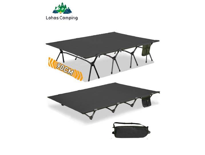 Lohamping-Lit élargi, lit de camping, lit ultra - léger, lit portable, lit double haut et Bas, lit pliant, lit de sac à dos, lit de voyage, lit de randonnée, lit de couchage