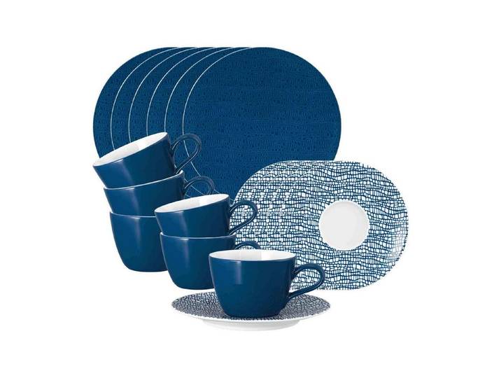 Seltmann Weiden Kaffeeservice Life Fashion Kaffeeservice 18-tlg. (18-tlg), 6 Personen, Porzellan
