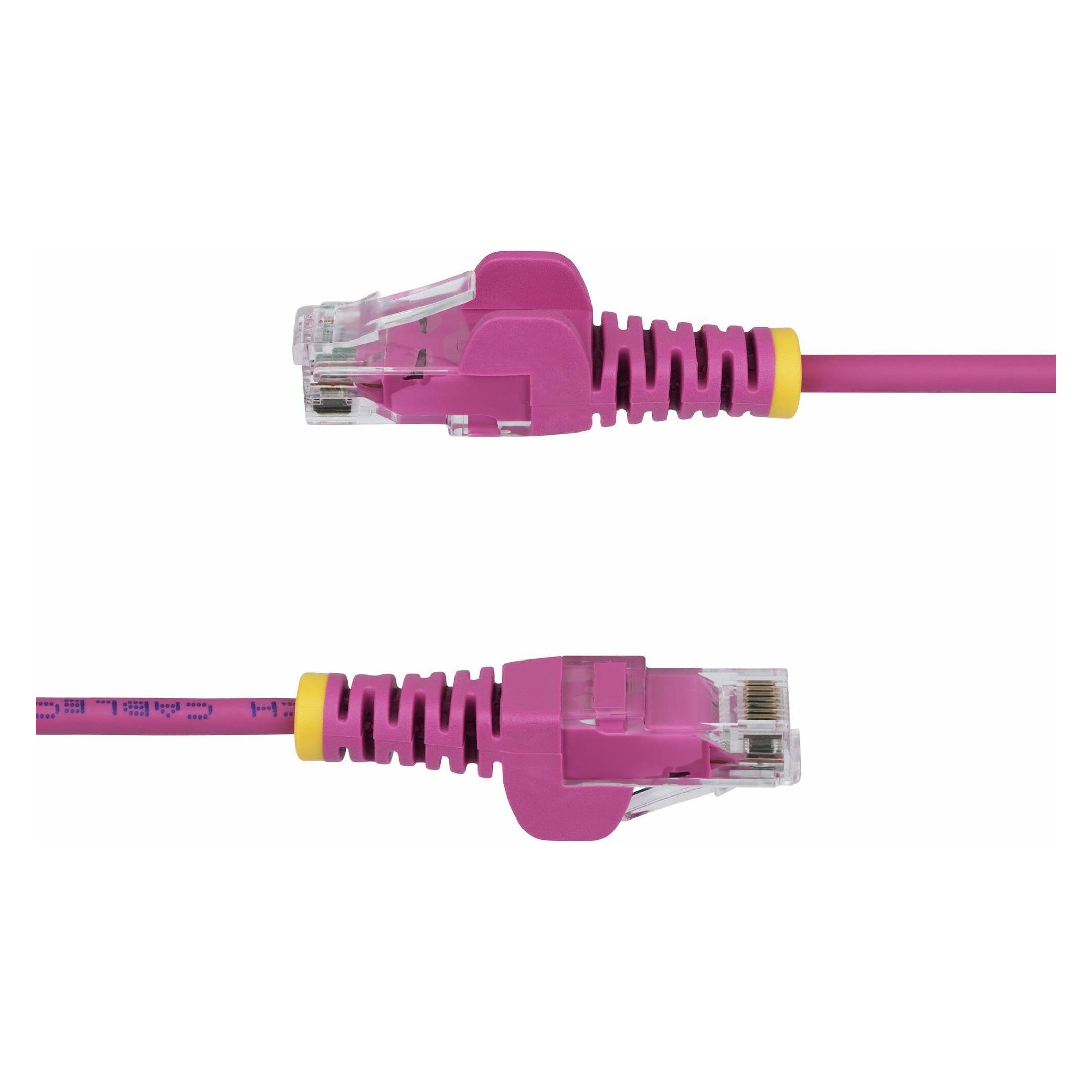 StarTech .com N6PAT5MPKS, 5 m, Cat6, U/UTP (UTP), RJ-45, RJ-45, Pink (CAT6, 5 m) (N6PAT5MPKS)