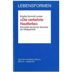 Die verkehrte Hautfarbe, Fachbücher von Brigitta Schmidt-Lauber