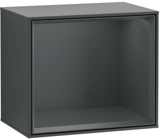 Villeroy und Boch Finion Regalmodul FD10HGHG 41,8x35,6x27cm, Regal Midnight Blue, Midnight Blue Matt Lacquer