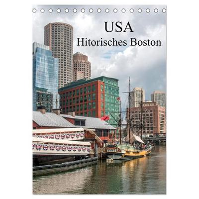 USA - Historisches Boston (Tischkalender 2026 DIN A5 hoch), CALVENDO Monatskalender