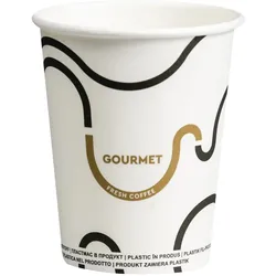 VEPATIM 100 Kaffeebecher CoffeeToGo Pappbecher GOURMET WHITE Fresh Coffee 200ml