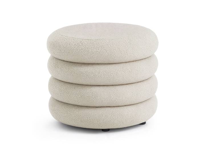 Sitzhocker – MOLLIS – Weiß