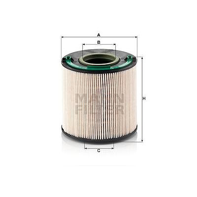 Mann-filter Kraftstofffilter [Hersteller-Nr. PU1040x] für VW