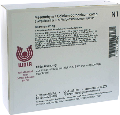 WALA Heilmittel GmbH MESENCHYM/CALCIUM carbonicum comp.Ampullen 5X10 ml 08510396