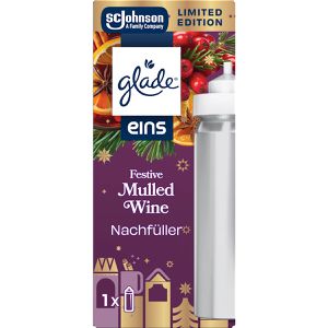 glade Raumduft eins, touch & spray, 10 ml, Nachfüller, Limited Edition, Festive Mulled Wine
