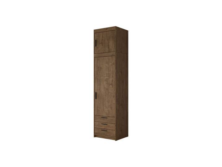 KLEIDERSCHRANK Elena 1D3S + Schrankaufsatz
