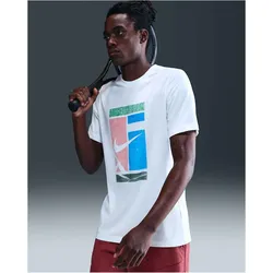 NIKE Court Dri-FIT Tennis T-Shirt Herren 100 - white XXL