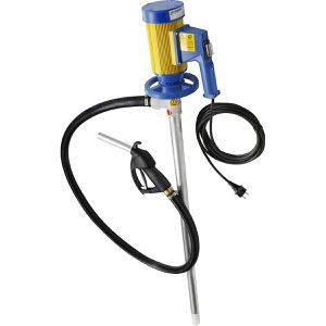 Jessberger Fasspumpe JP-280 Alu, 41 mm, netzbetrieben 230 V, für Diesel & Mineralölprodukte, 1000 Liter Fässer, 112 l/min