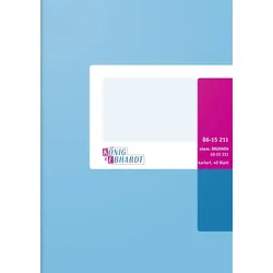 Geschäftsbuch A5 kariert 40 Blatt hellblau