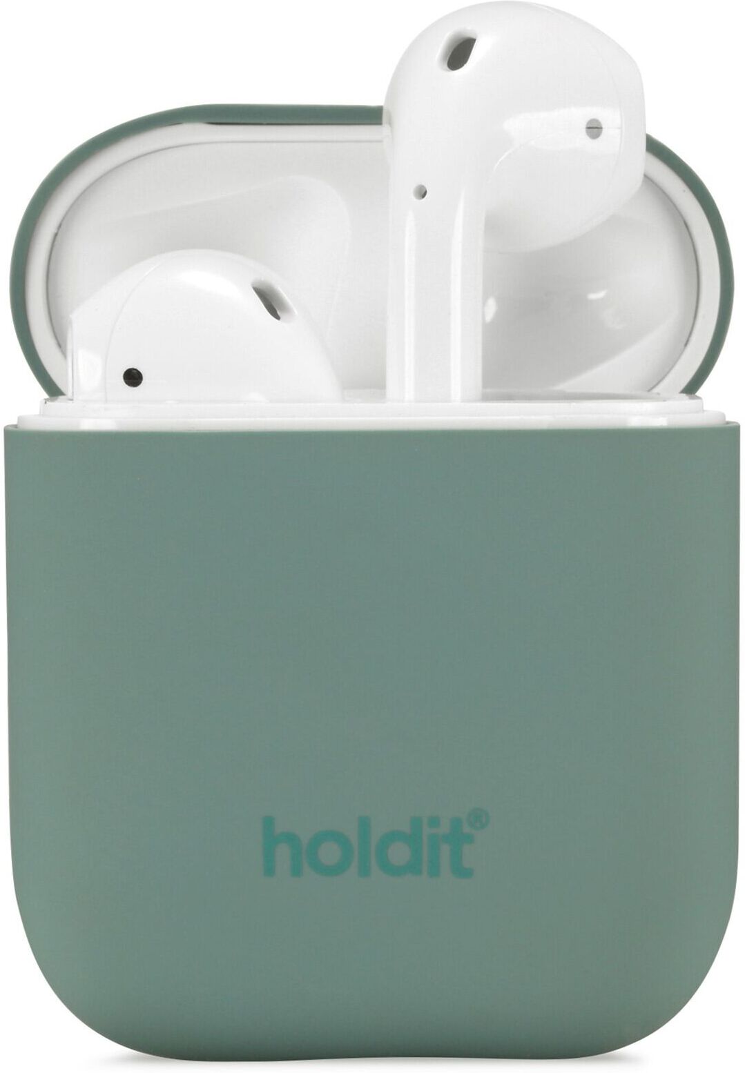 HoldIt Étui durable pour AirPods   Apple AirPods 1./2. Gen   vert mousse - Refurbished