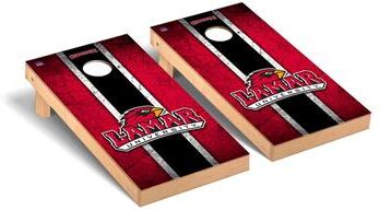 Skip's Garage Lamar LU Cardinals Vintage Cornhole Board Set