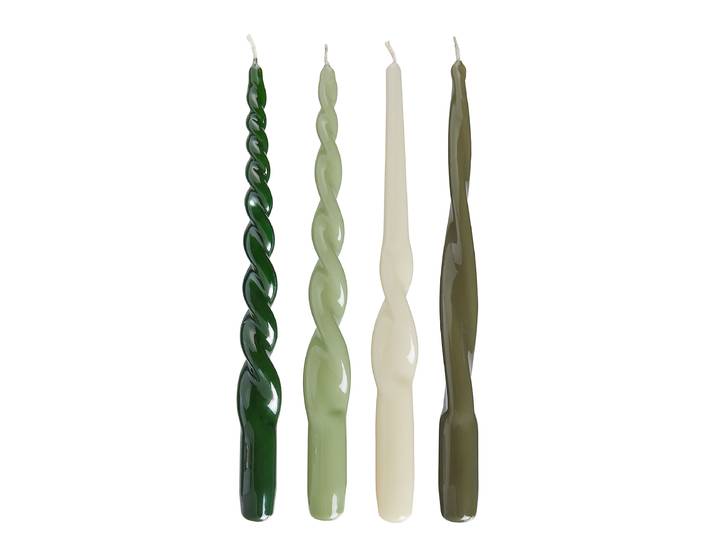 Kerzen 4er-Set 2 x 29 x 2cm