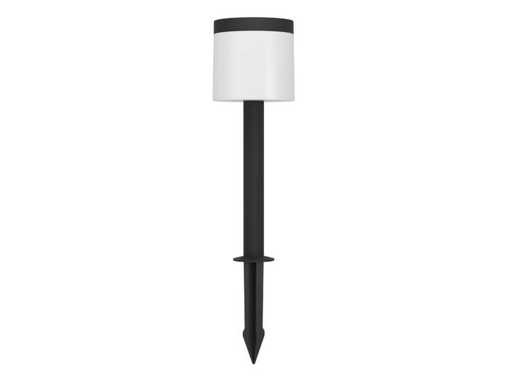 Eglo Solarleuchte, Schwarz, Weiß, Kunststoff, länglich, 65 cm, Bewegungsmelder, tragbar, kabellos, transportabel, Lampen & Leuchten, Außenbeleuchtung, Solarleuchten
