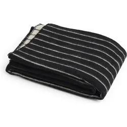 Outdoor Market Picknickdecke gestreift 130 x 180 cm, schwarz