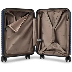 Stratic Shine 4 Rollen Kabinentrolley 55 cm, Koffer, Blau
