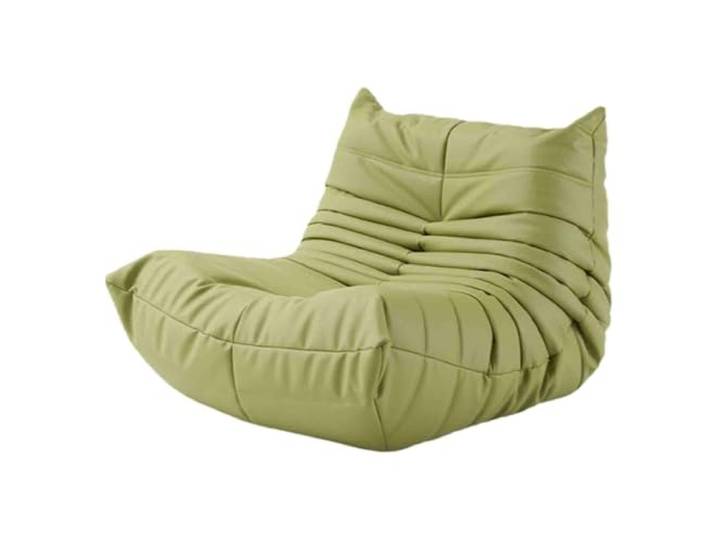 Faules Sofa, lässiges Sofa Schlafzimmer Wohnzimmer kann sich hinlegen und schlafen, Einzelsessel, NAPA Leder verschleißfest und kratzfest,D-103X88X70CM