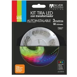 Silver Electronics, LED Streifen, 240310 (Blau, Grün, Rot, 300 cm, Indoor)