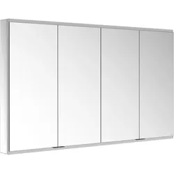 Keuco Royal Modular 2.0 Spiegelschrank 800401161000500 1600 x 900 x 120 mm, 2 Steckdosen, 2 Doppel-USB-Ladestellen, Wandvorbau, 4-türig