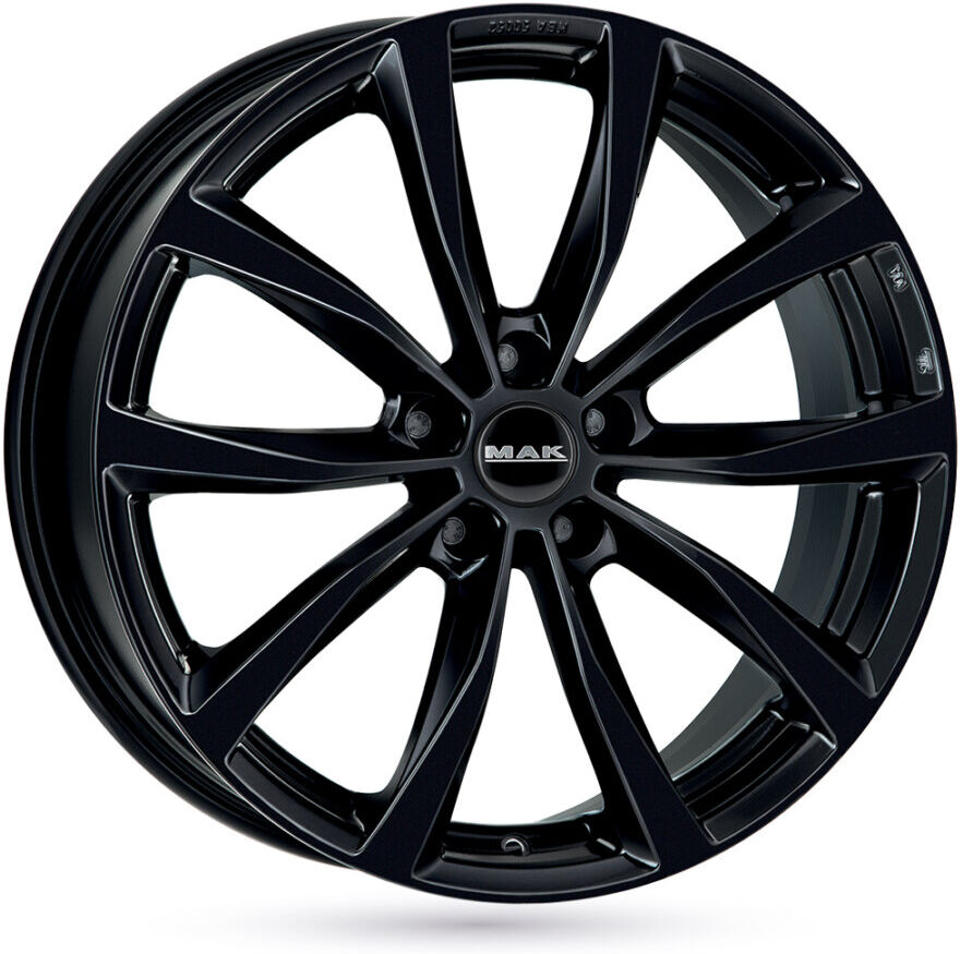 Jante Alu Mak Wolf - 16 Pouces - Noir Brillant