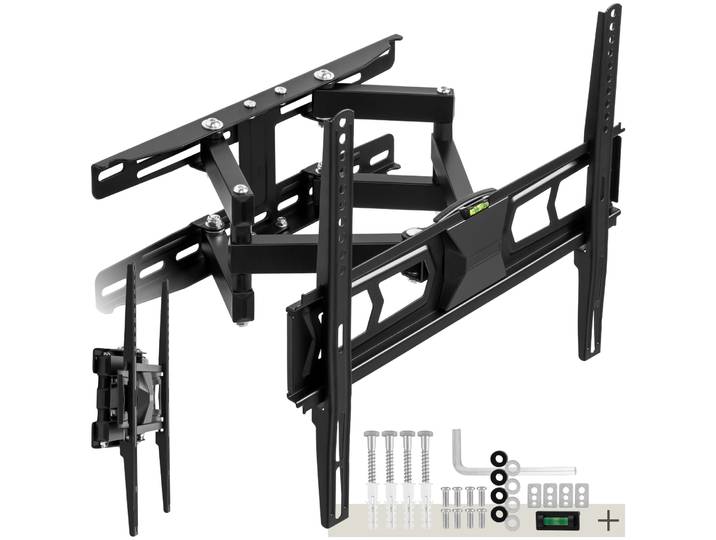 Support mural TV 26 - 75 orientable et inclinable - noir