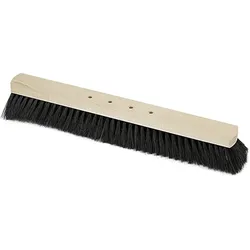 Saalbesen Sorex mit Rosshaarmischung 50 cm Kehrbesen für glatte Böden & feinen Schmutz, 4-Loch