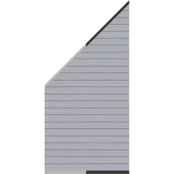TraumGarten System WPC Classic Zaun-Anschluss-Set Grau